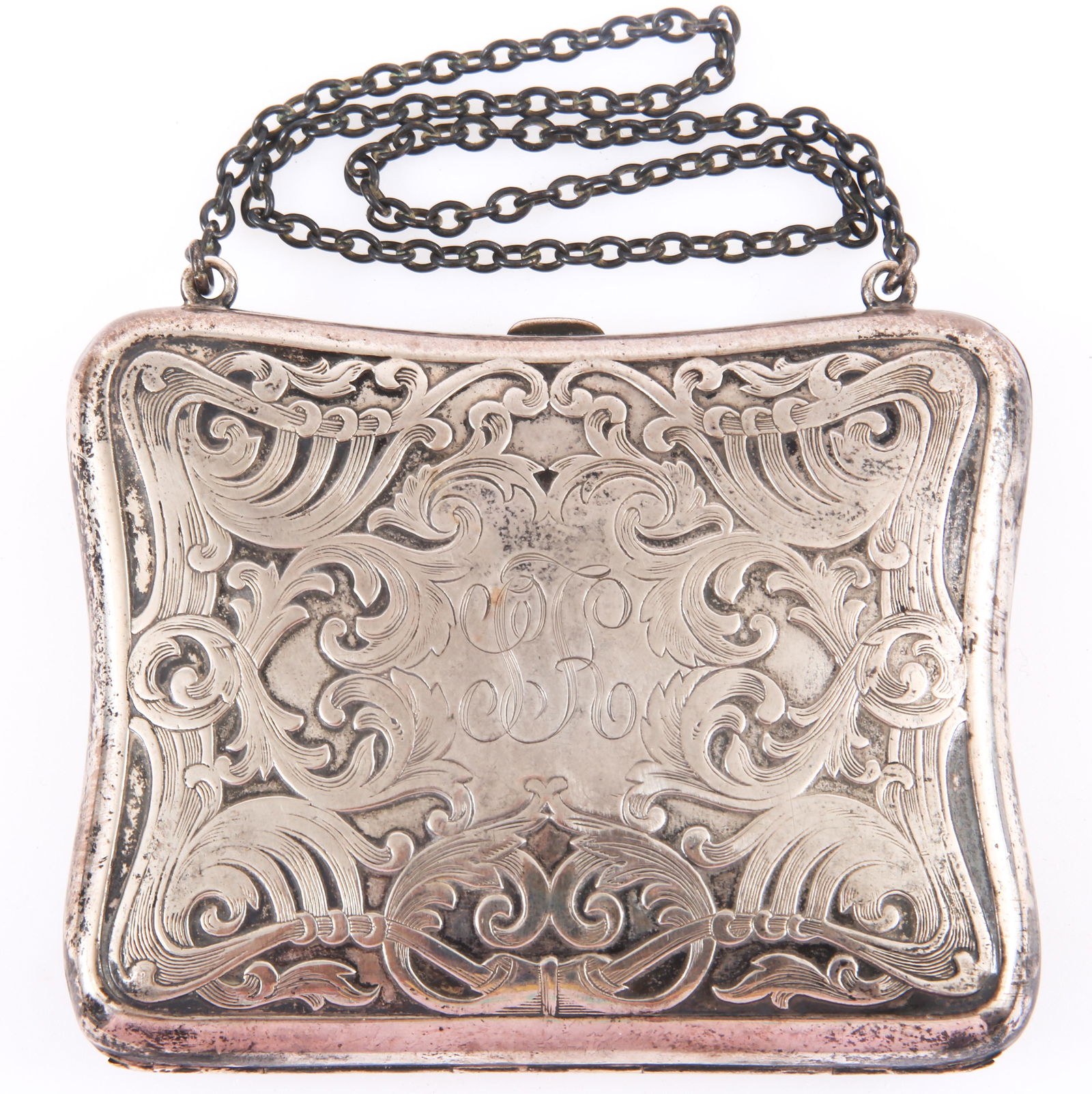 R. BLACKINTON & CO. STERLING SILVER MINAUDIERE PURSE (1 of 6)