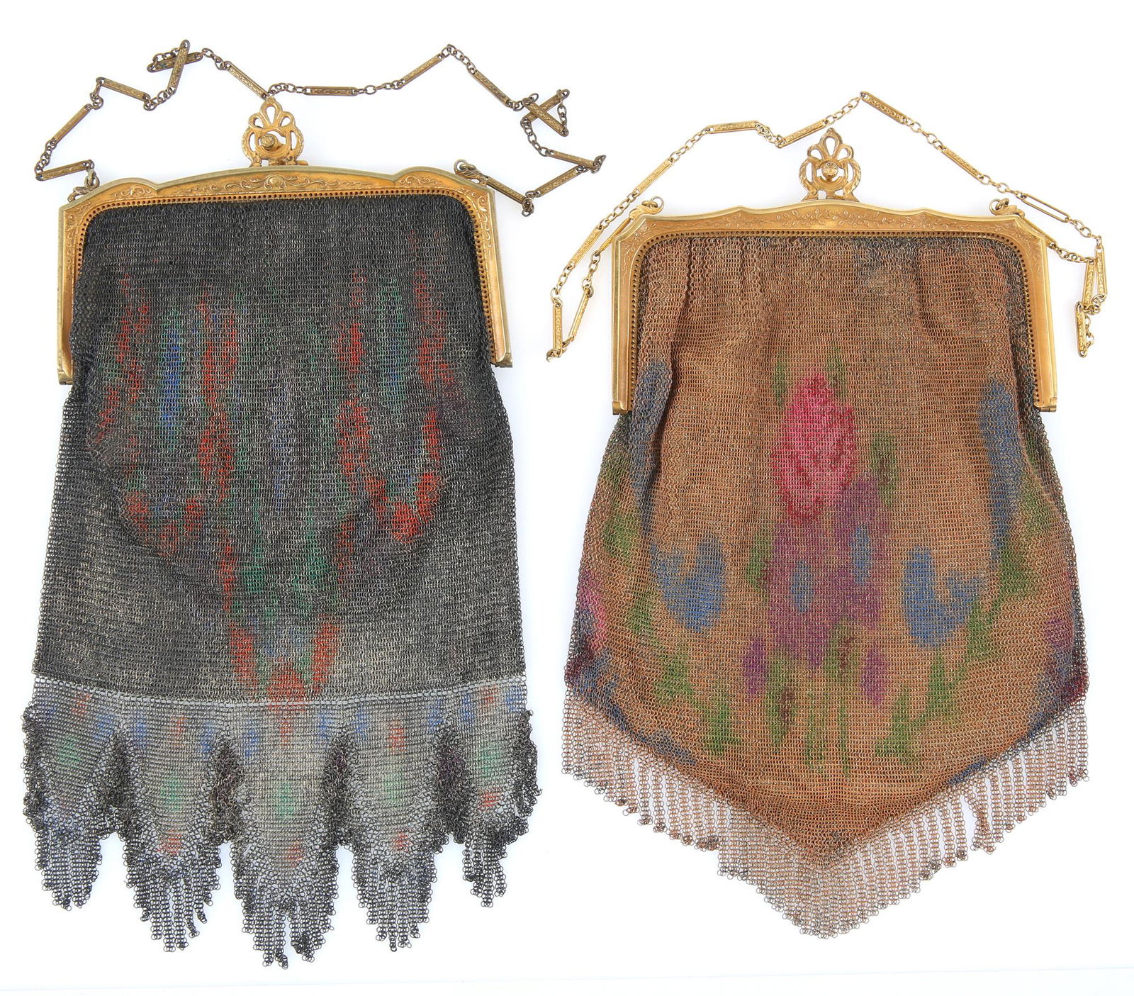 WHITING & DAVIS DRESDEN MESH PURSES - LOT OF 2 (1 of 7)