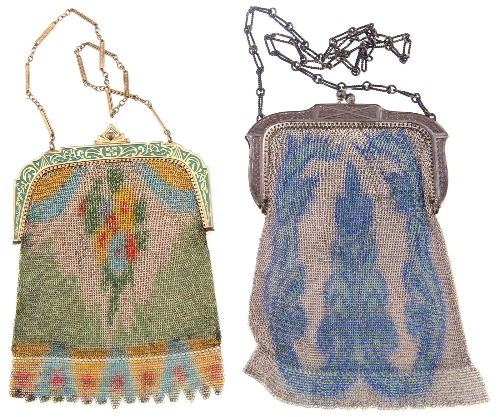 EVANS AND WHITING & DAVIS DRESDEN MESH PURSES (1 of 4)