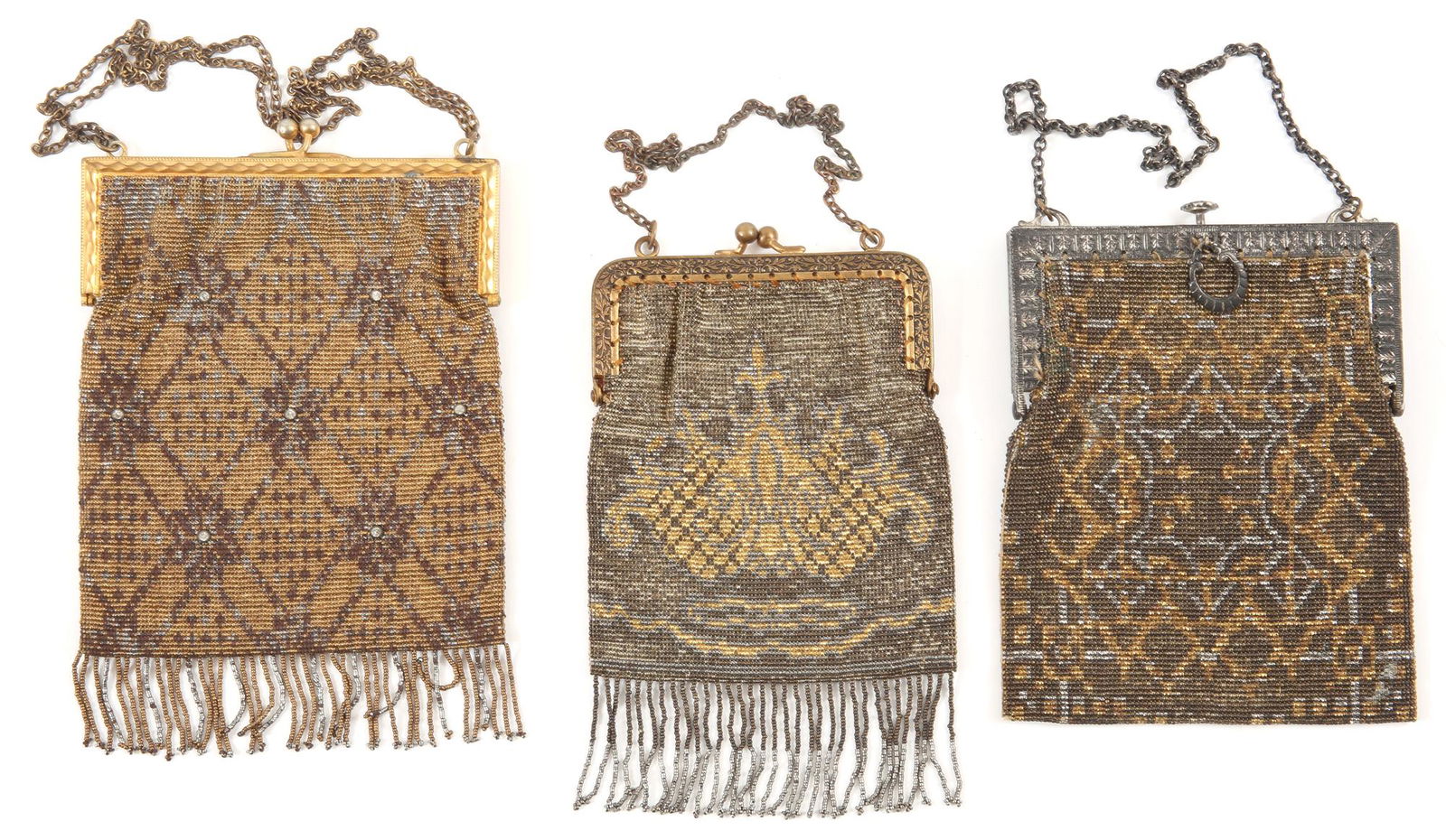 FRENCH STEEL BEADED PURSES (1 of 6)