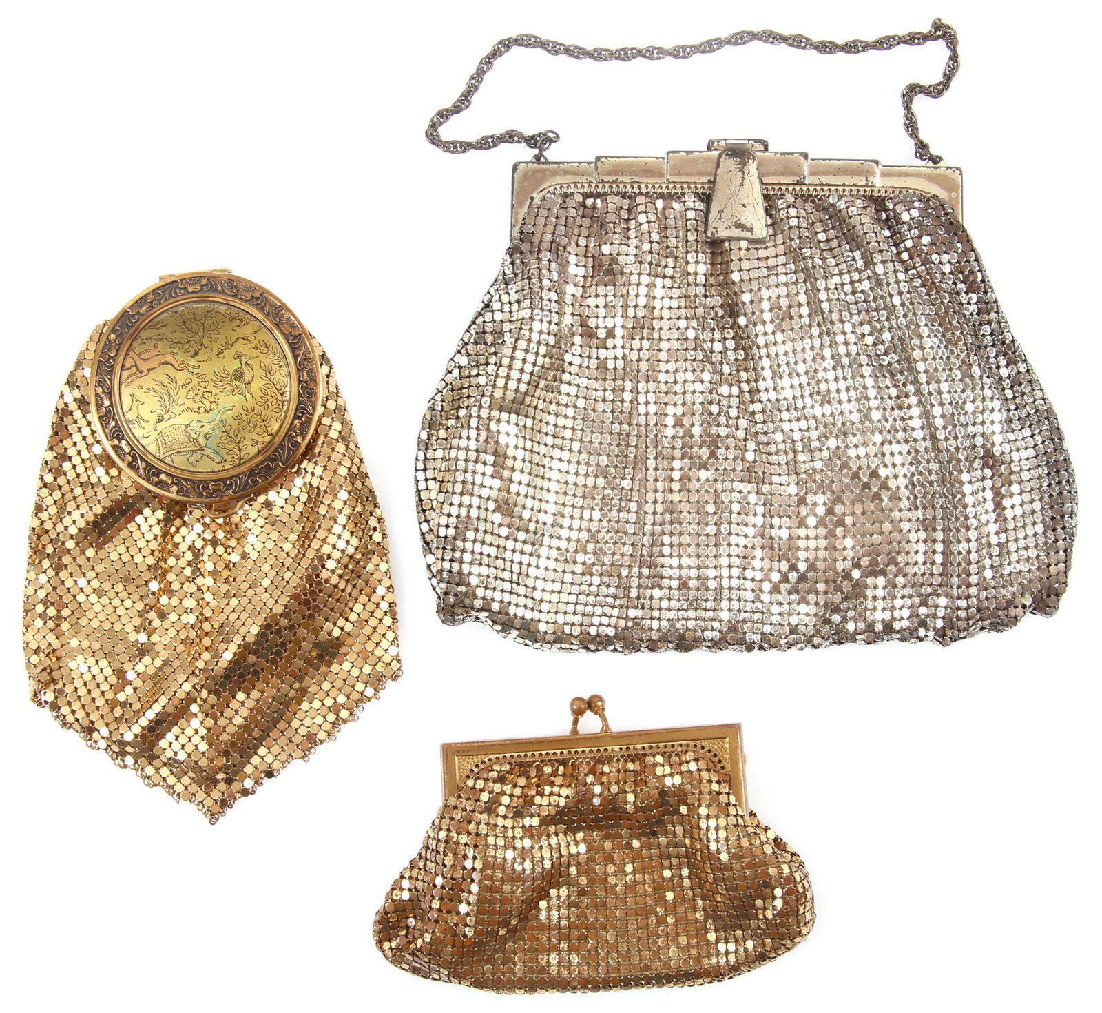 WHITING & DAVIS MESH PURSES, COMPACT PURSE (1 of 9)