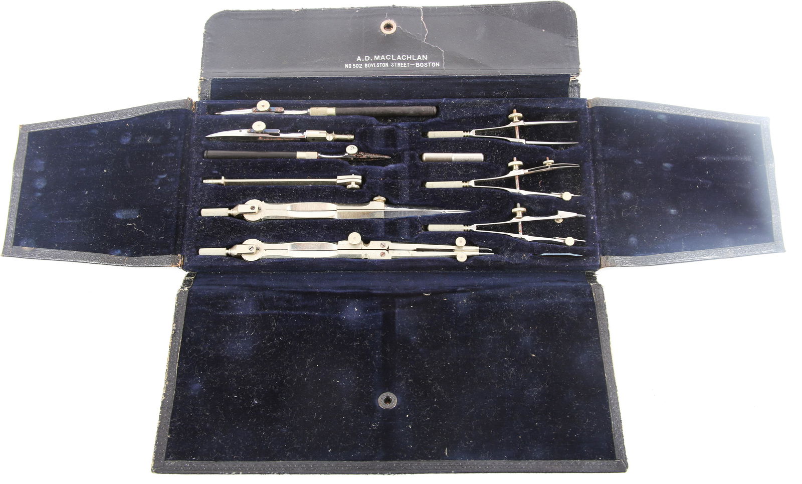 A.D. MACLACHLAN DRAFTING INSTRUMENT KIT (1 of 11)