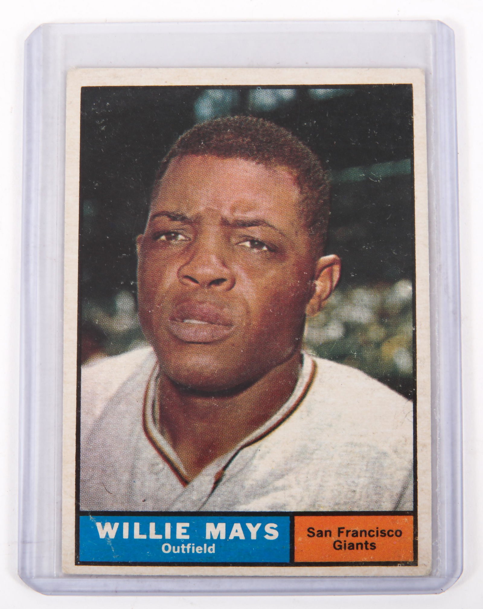 1961 TOPPS WILLIE MAYS BASEBALL CARD #150 (1 of 2)