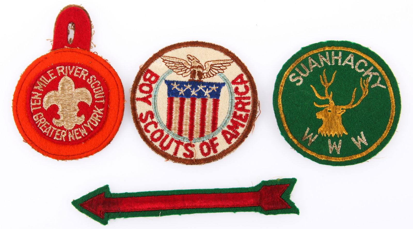 EARLY 20TH C. BOY SCOUTS OF AMERICA FELT PATCHES (1 of 6)