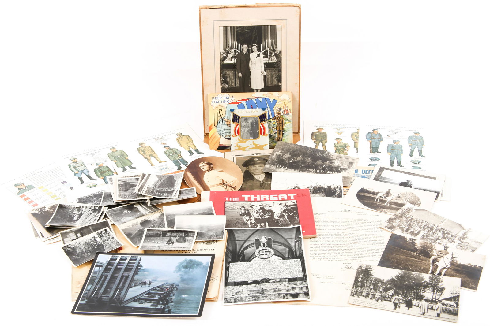 WWI & WWII MILITARY PHOTOGRAPHS & EPHEMERA (1 of 6)