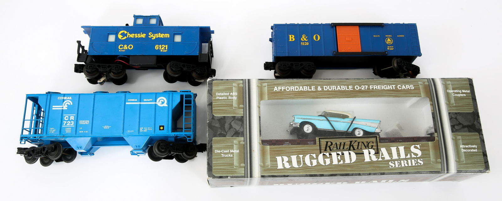 K-LINE, CONRAIL AND RAIL KING MODEL TRAINS - LOT OF 4 (1 of 9)