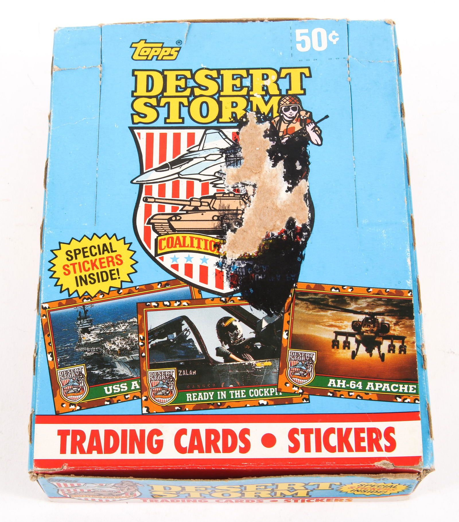 1991 TOPPS DESERT STORM TRADING CARDS & STICKER PACKS (1 of 4)