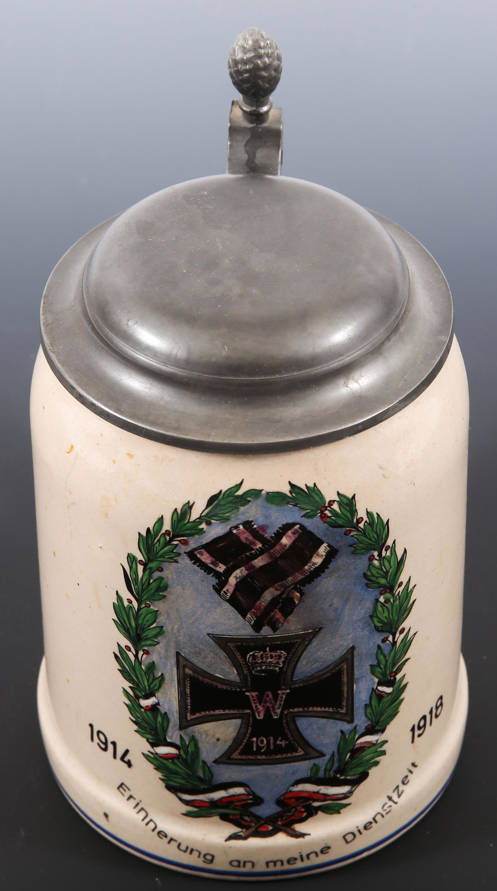 WWI IMPERIAL GERMAN EMPIRE IRON CROSS STEIN (1 of 4)