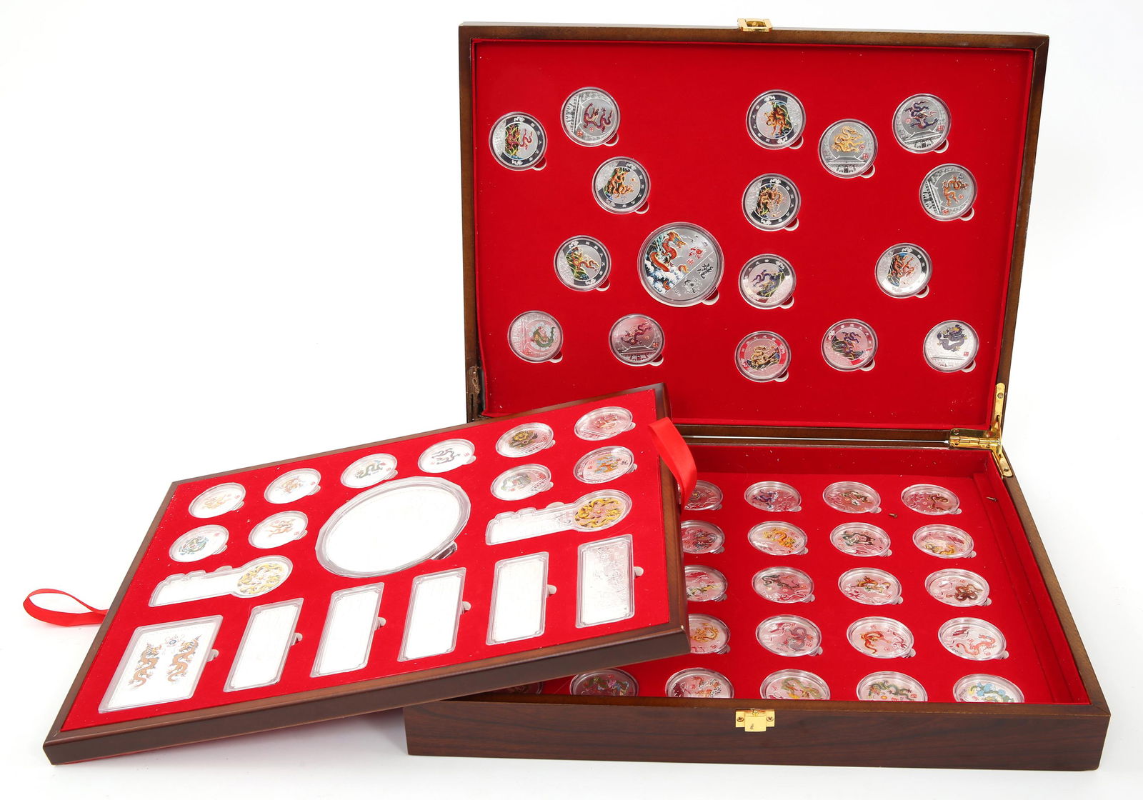 SHANGHAI MINT 2012 LUNAR NEW YEAR .999 SILVER PROOF SET (1 of 20)
