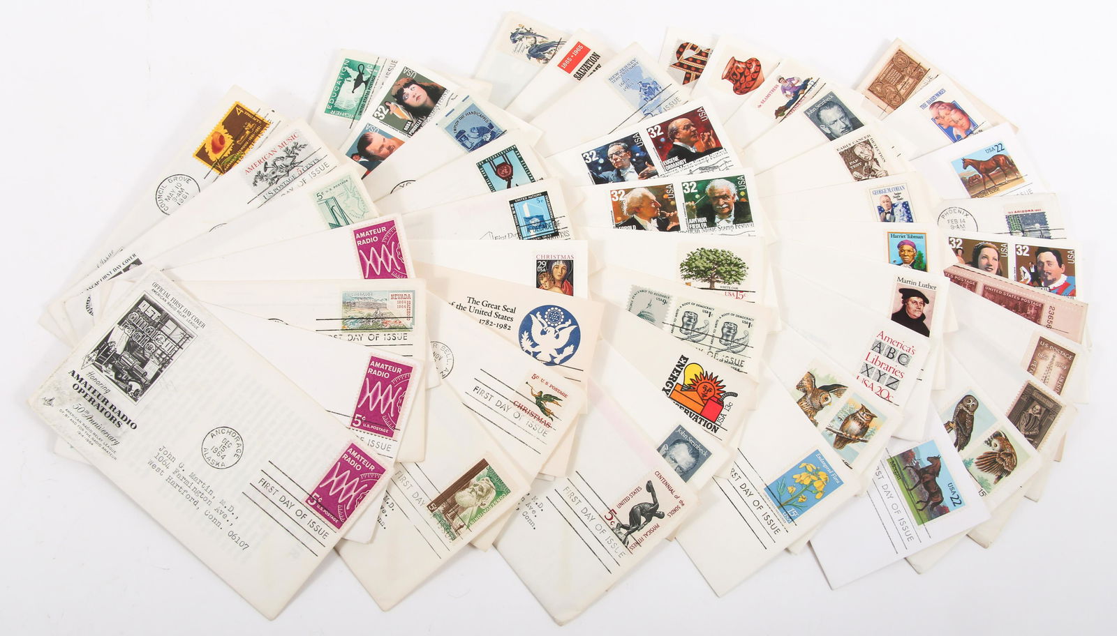 FIRST DAY ISSUE STAMP ENVELOPES - LOT OF 50 (1 of 6)