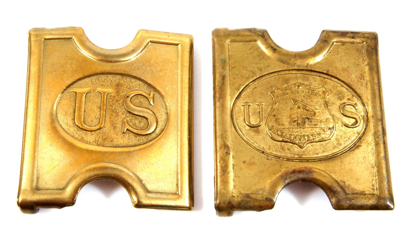 REPRODUCTION ANSON MILLS BELT BUCKLES - LOT OF 2 (1 of 4)