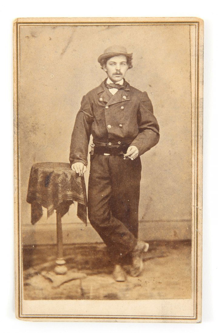 CIVIL WAR CONFEDERATE NAVAL OFFICER CDV CARTE DE VISITE (1 of 3)