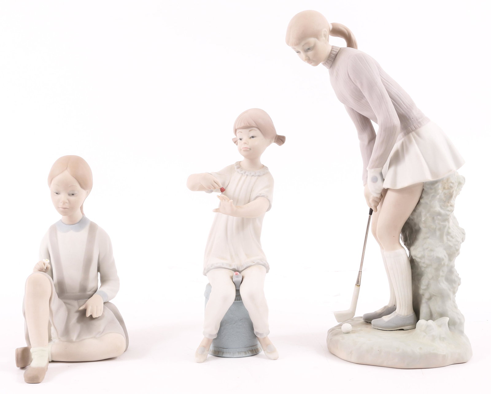 LLADRO PORCELAIN FIGURINES LOT OF 3 (1 of 9)