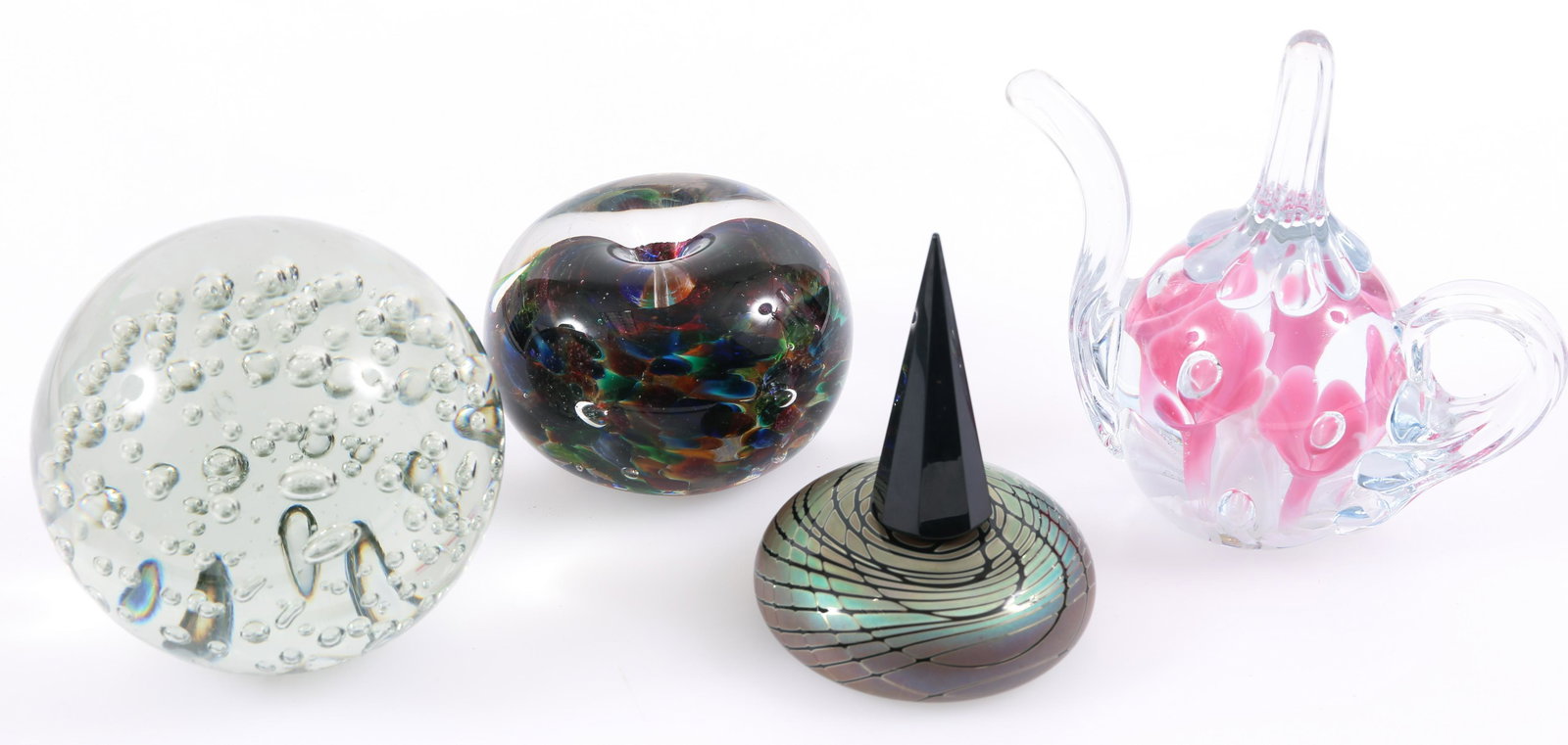 GLASS PAPERWEIGHTS LOT OF 4 (1 of 12)