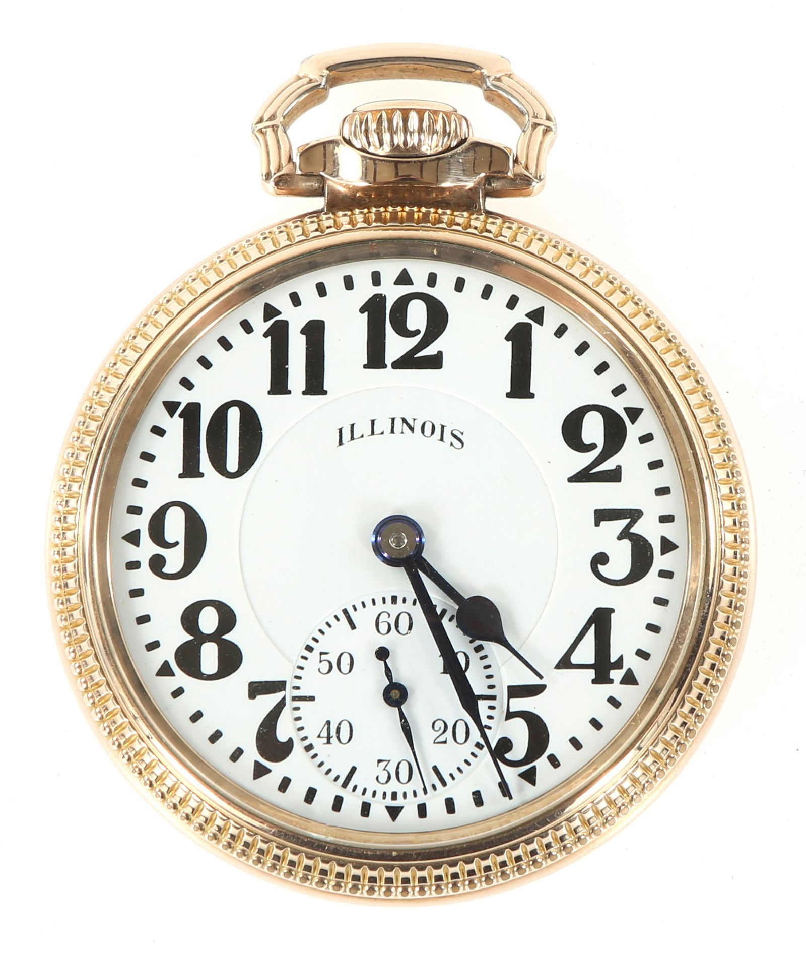 20TH C. ILLINOIS BUNN SPECIAL GOLD FILLED POCKET WATCH (1 of 4)