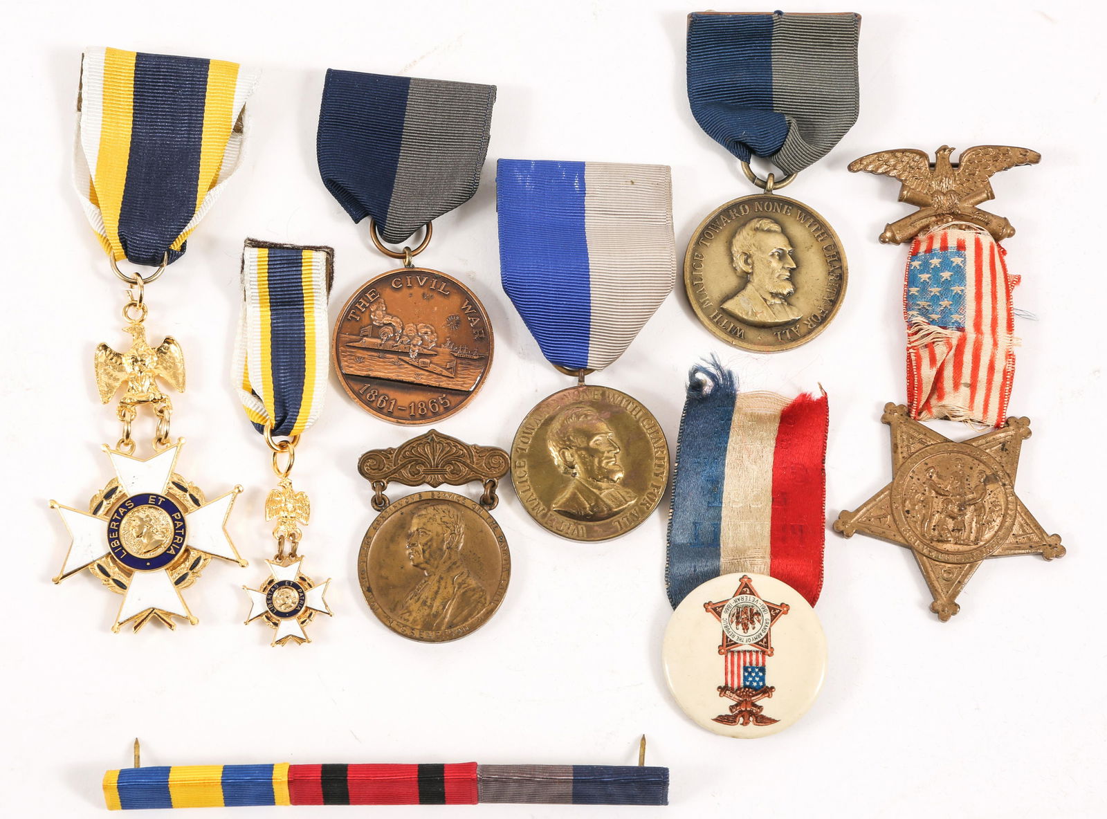 GAR & CIVIL WAR US MILITARY MEDALS LOT OF 9 (1 of 5)