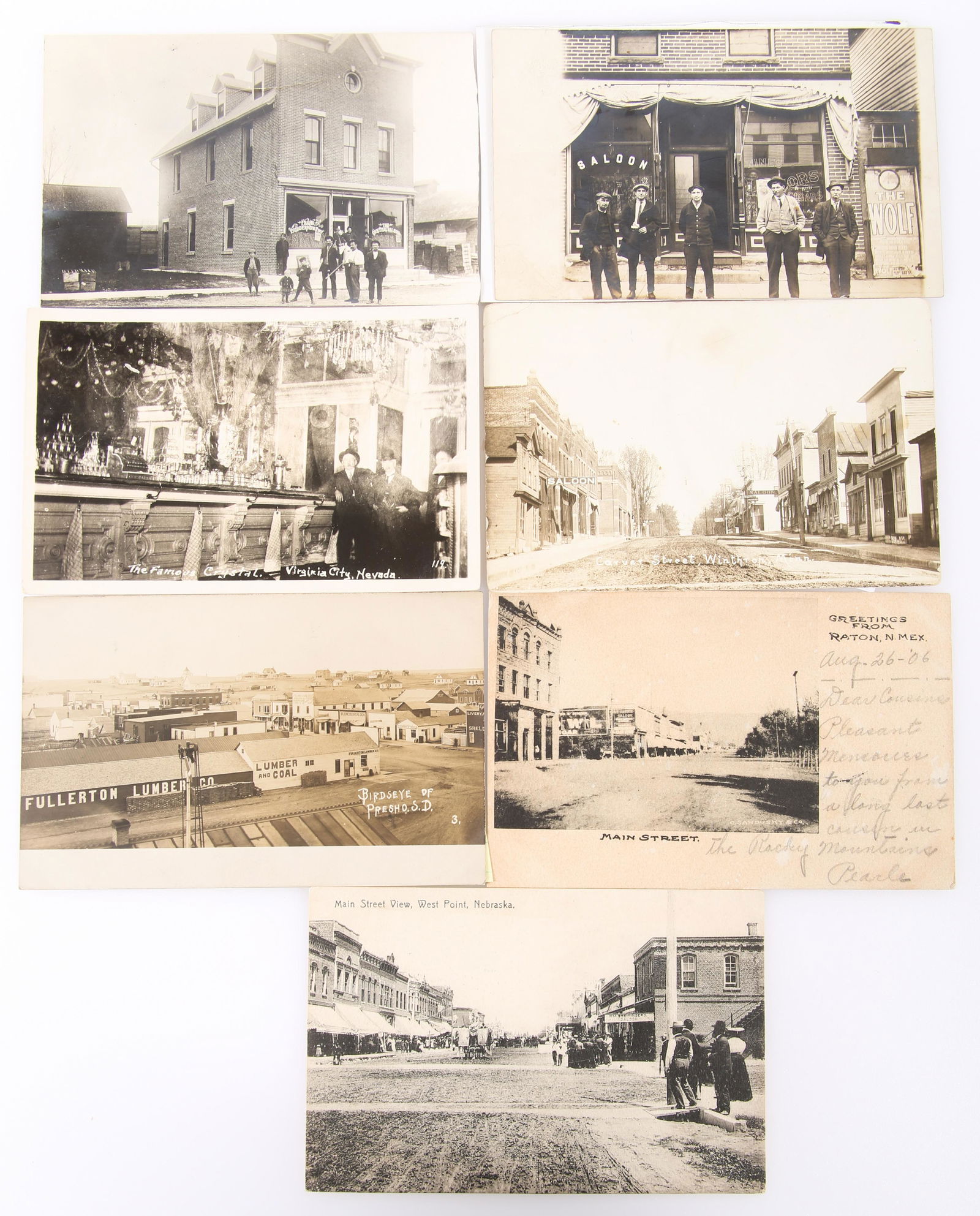 OLD WEST SALOON POSTCARDS (1 of 11)