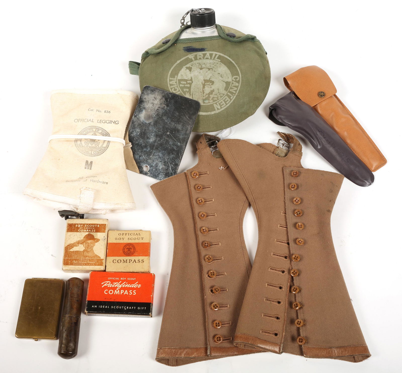 BOY SCOUTS OF AMERCAN & CAMPING GEAR LOT OF 11 (1 of 6)