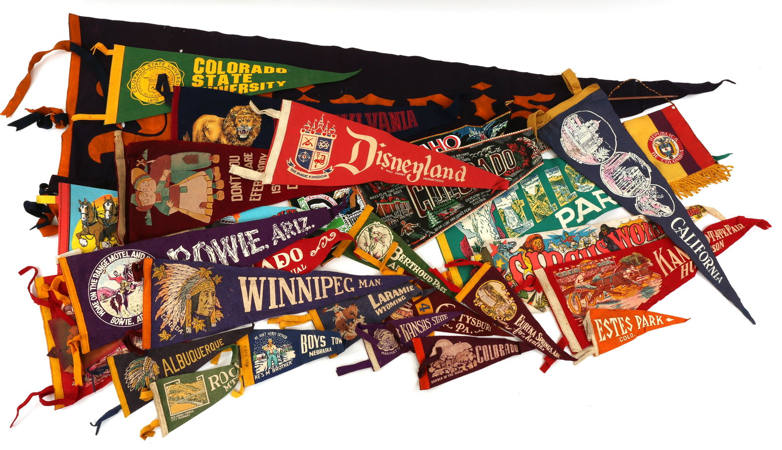 SOUVENIR FELT PENNANT FLAGS (1 of 6)