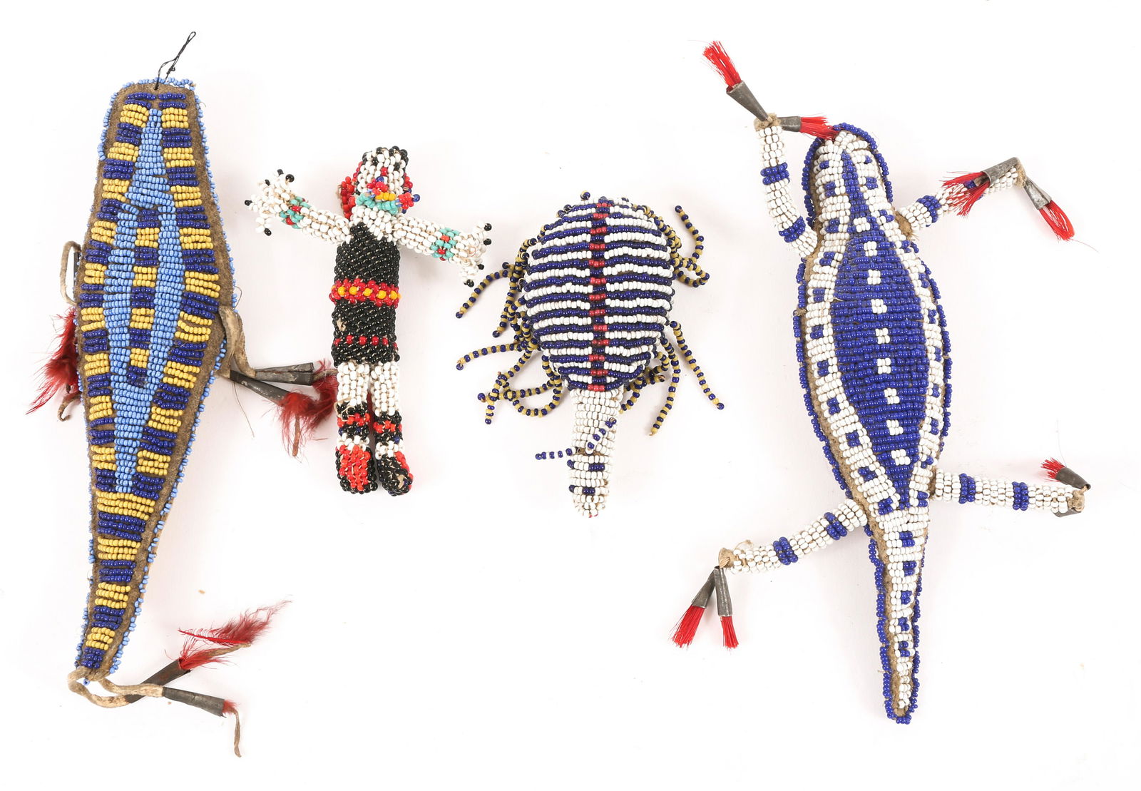 LATE 19TH C. NATIVE AMERICAN BEADED TRADE GOODS (1 of 6)