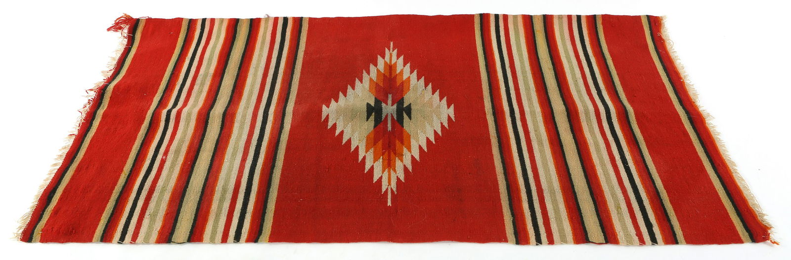 LATE 19TH C. NAVAJO WOVEN BLANKET (1 of 8)