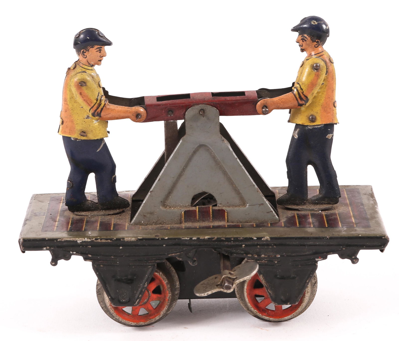 EARLY 20TH C. BING O GA. WINDUP HAND CAR (1 of 5)