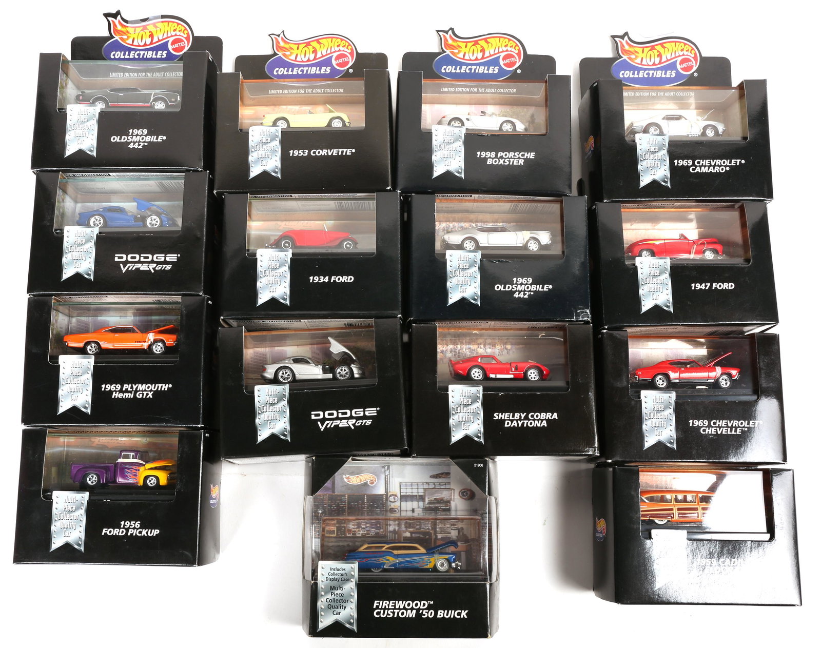 1998 HOT WHEELS BLACK BOX COLLECTOR'S SERIES LOT OF 15 (1 of 6)