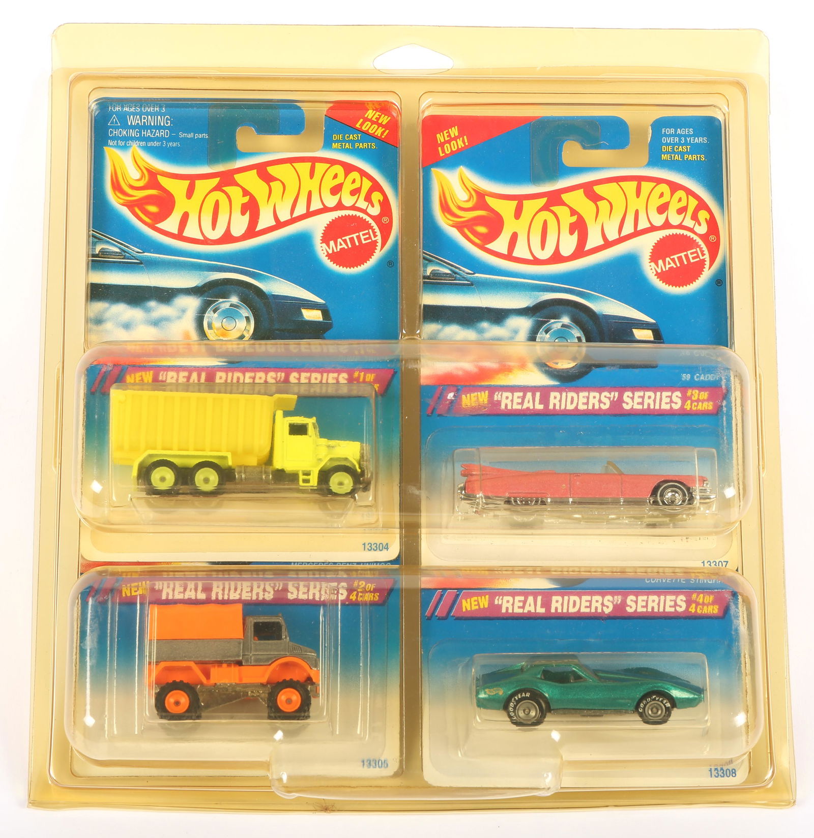 1994 Hot Wheels Real Riders Full Set Of 4