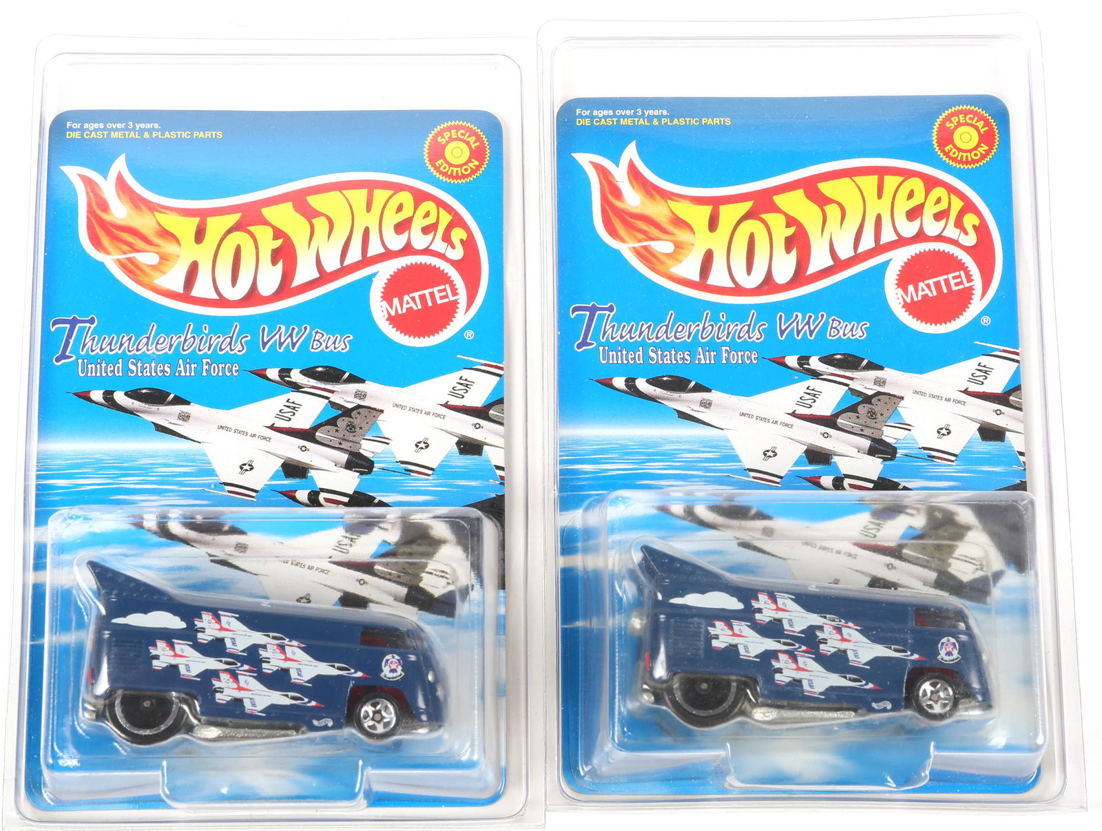 1998 HOT WHEELS THUNDERBIRDS VW BUS LOT OF 2 (1 of 2)