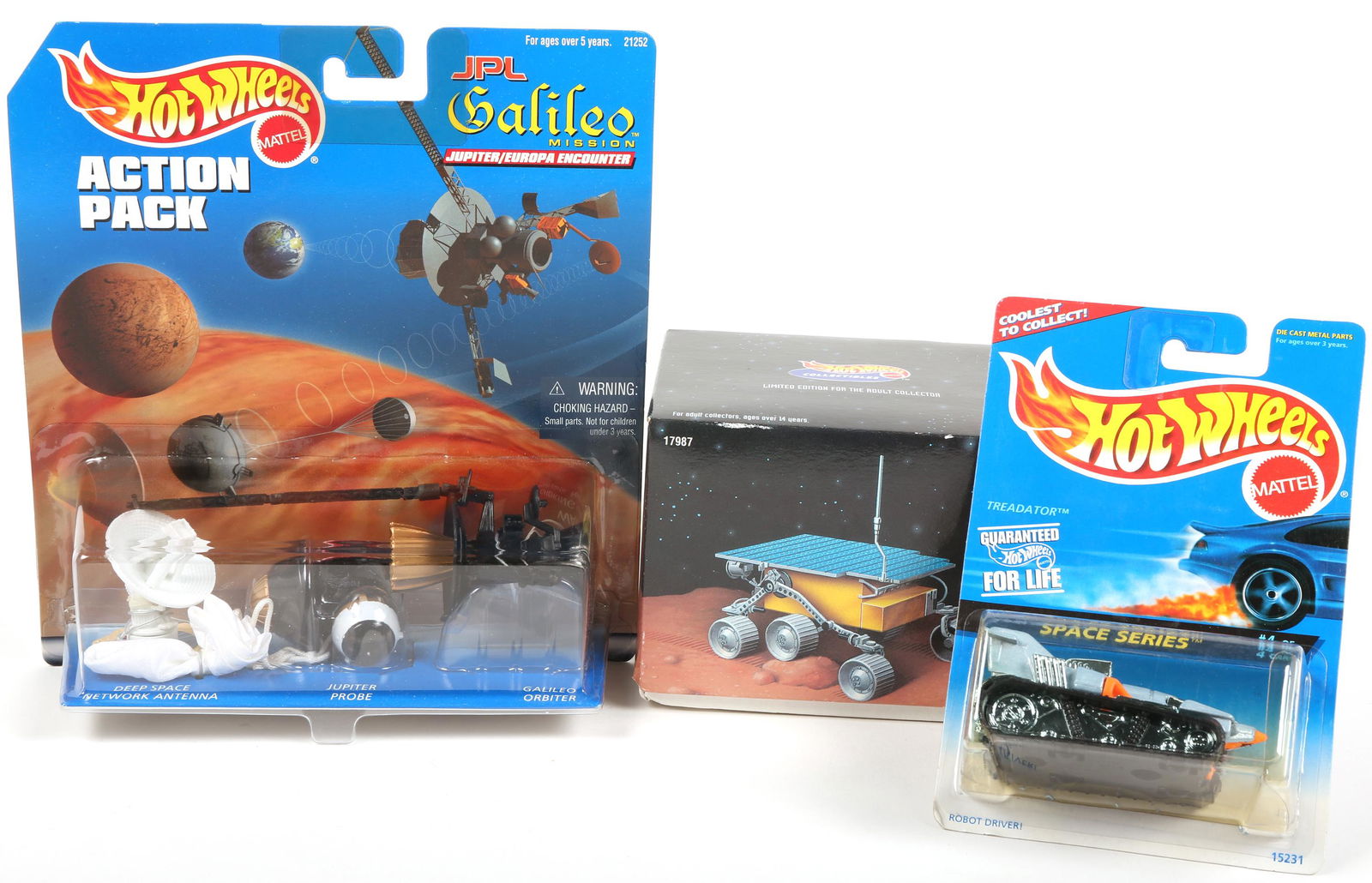 HOT WHEELS SPACE THEMED VEHICLES LOT OF 3 (1 of 4)