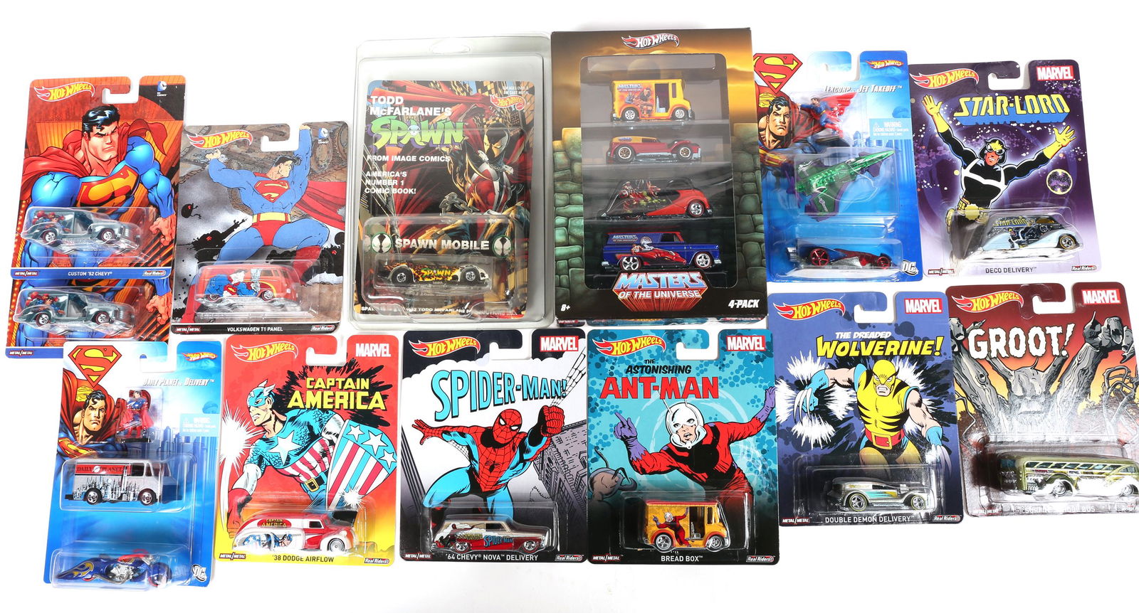 HOT WHEELS SUPER HERO THEMED CARS LOT OF 17 (1 of 7)