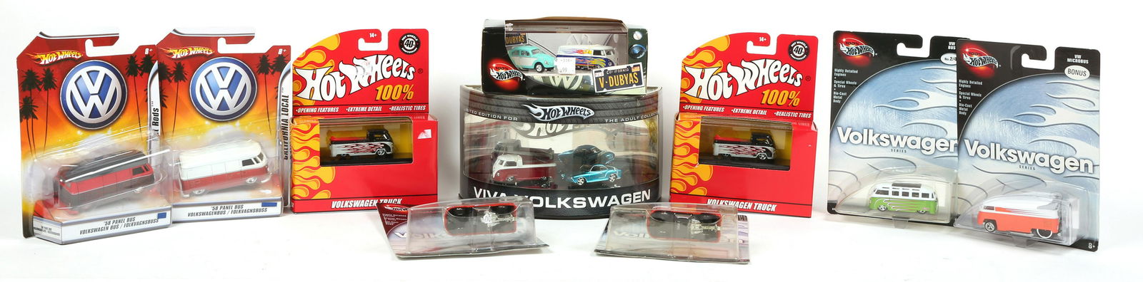 HOT WHEELS VOLKSWAGEN BUSES AND CARS LOT OF 12 (1 of 5)