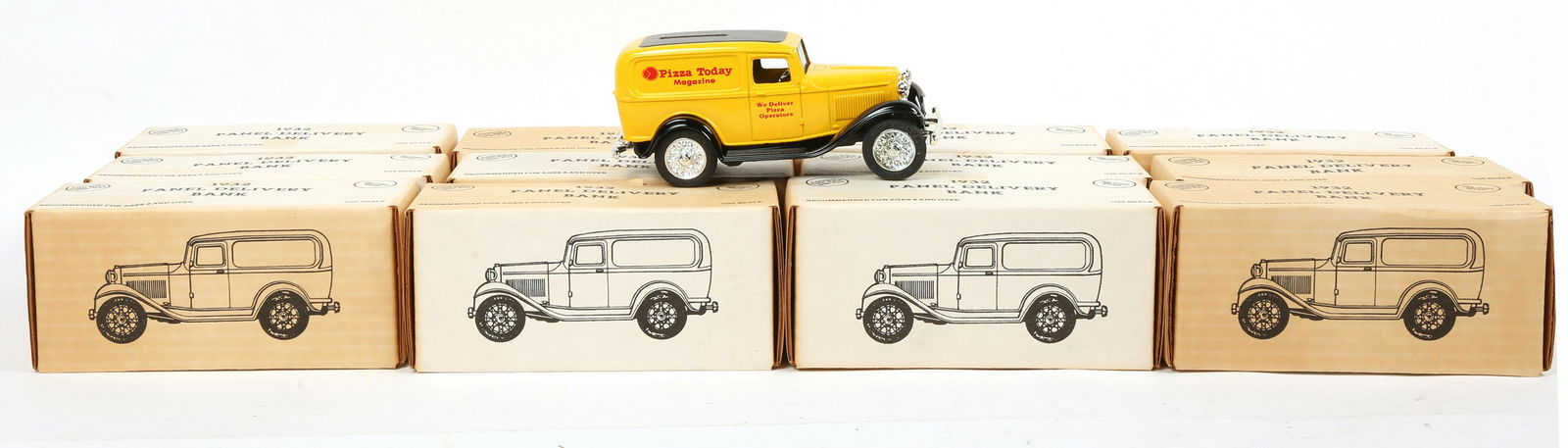 ERTL PANEL DELIVERY PANEL TRUCK BANKS LOT OF 12 (1 of 3)