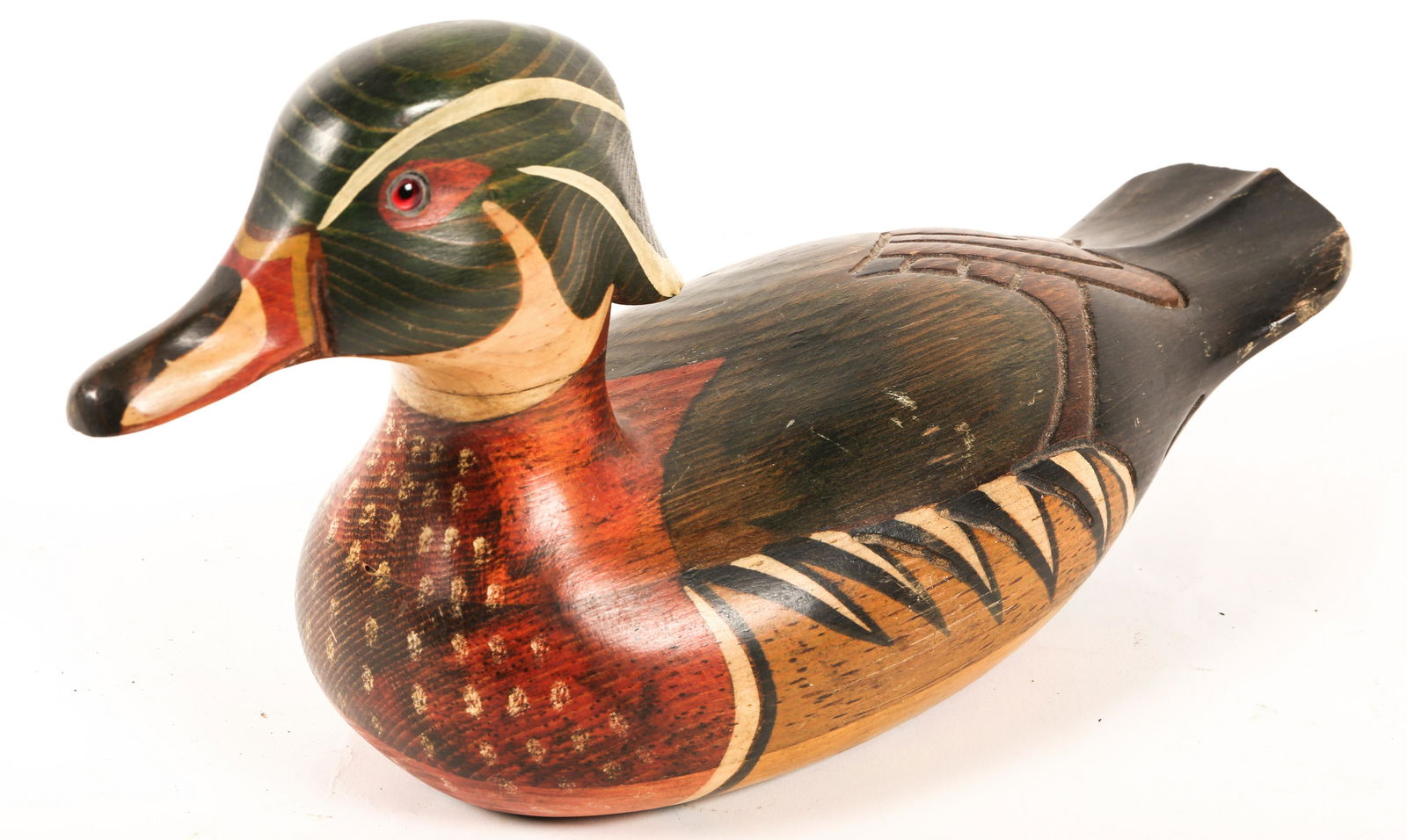 SIGNED TOM TABER DUCK DECOY (1 of 4)