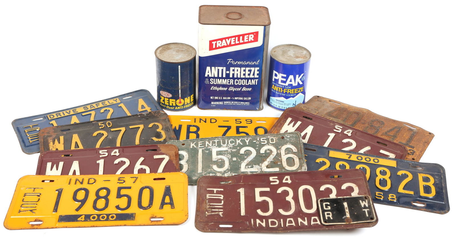 AUTOMOBILE LICENSE PLATES & AUTO MEMORABILIA (1 of 5)