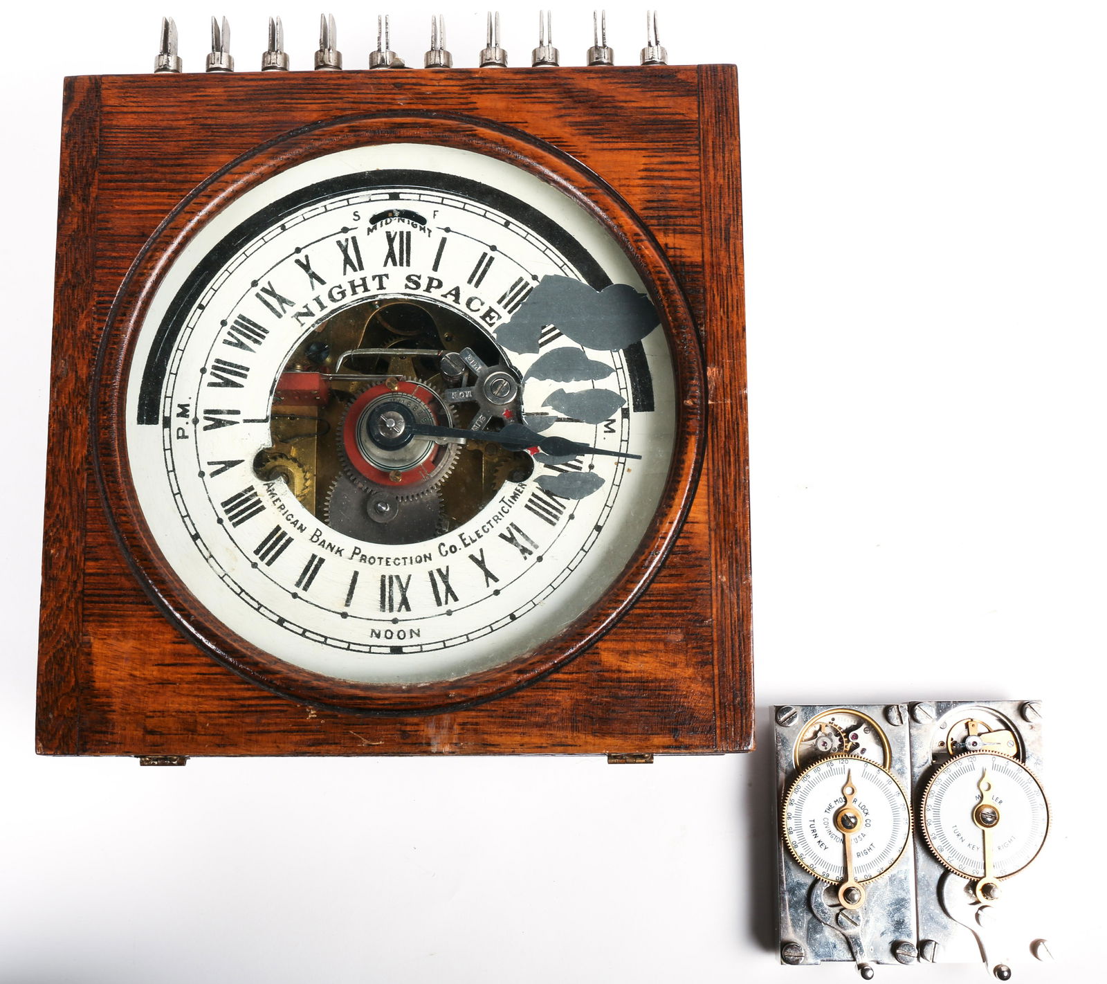 MOSLER & AMERICAN BANK PROTECTION TIMED SAFE LOCKS (1 of 6)