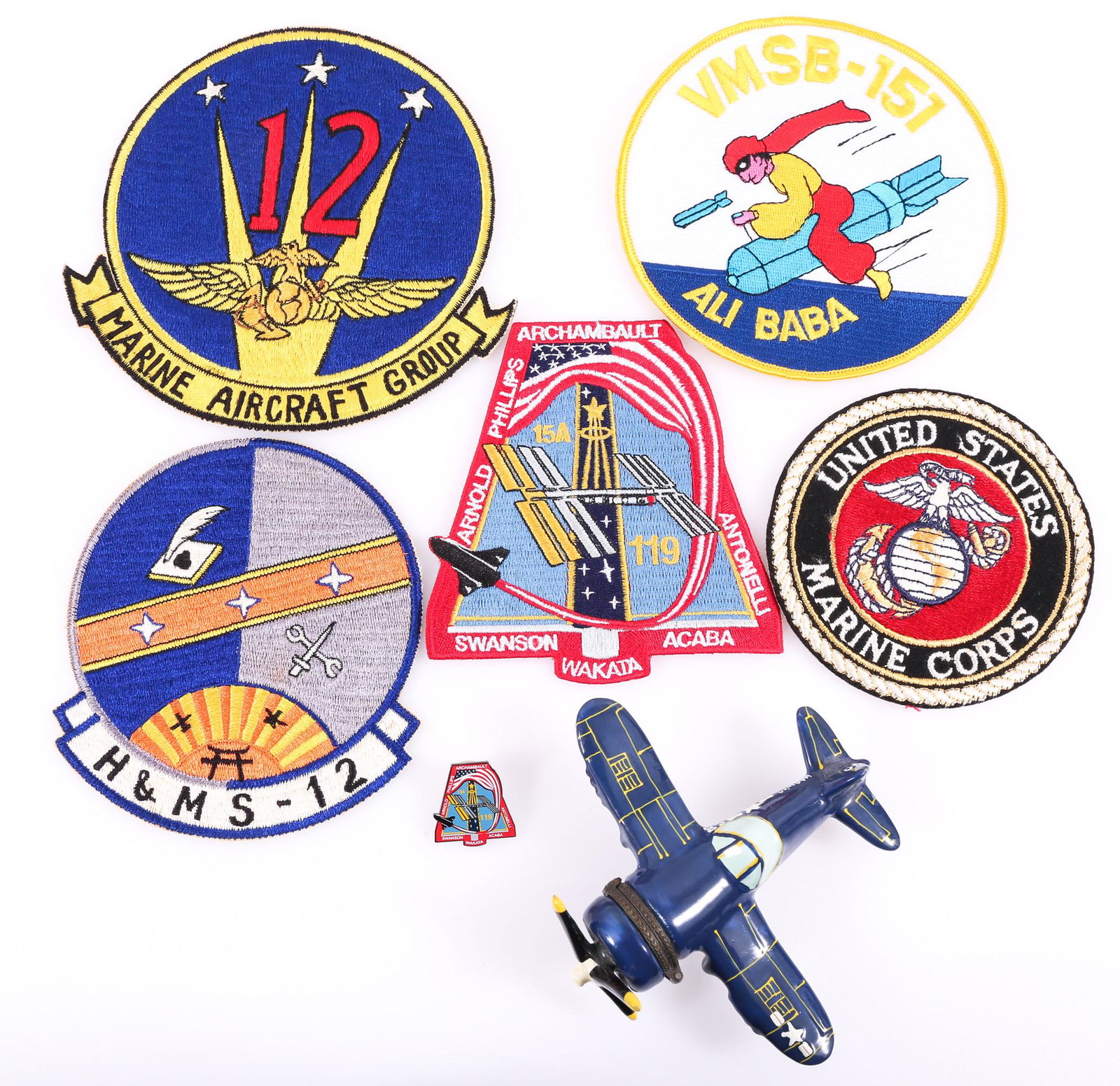 U.S. MARINE CORPS AIRCRAFT & NASA PATCHES (1 of 8)