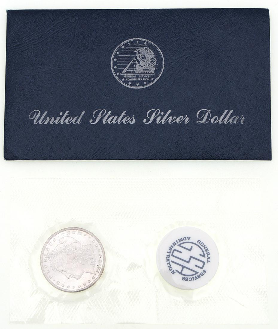 UNCIRCULATED 1878 CARSON CITY MORGAN SILVER DOLLAR (1 of 4)