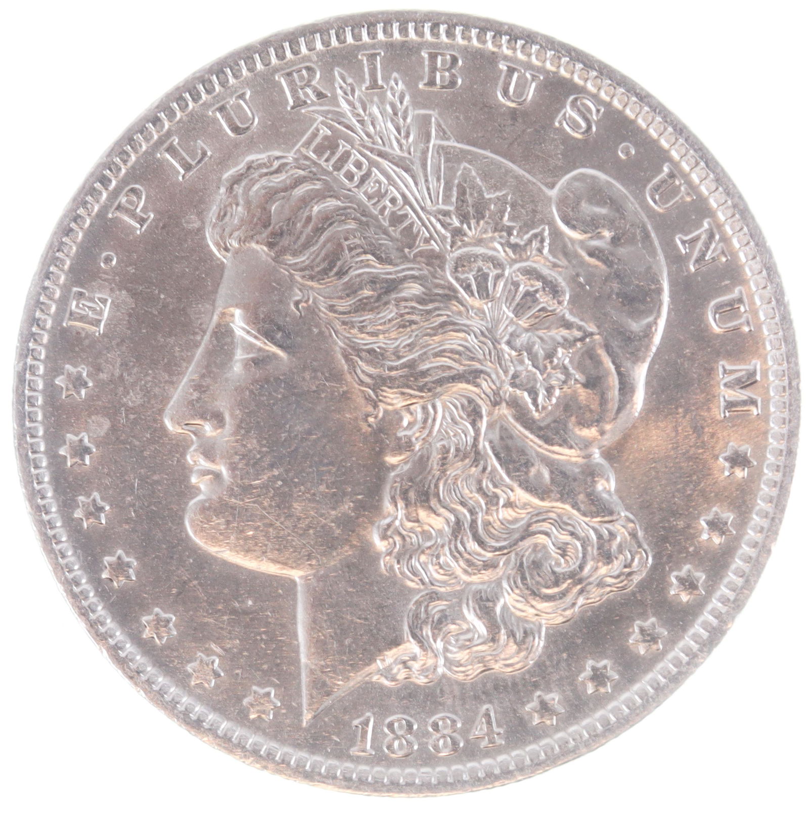 1884-O US MORGAN SILVER DOLLAR COIN (1 of 2)