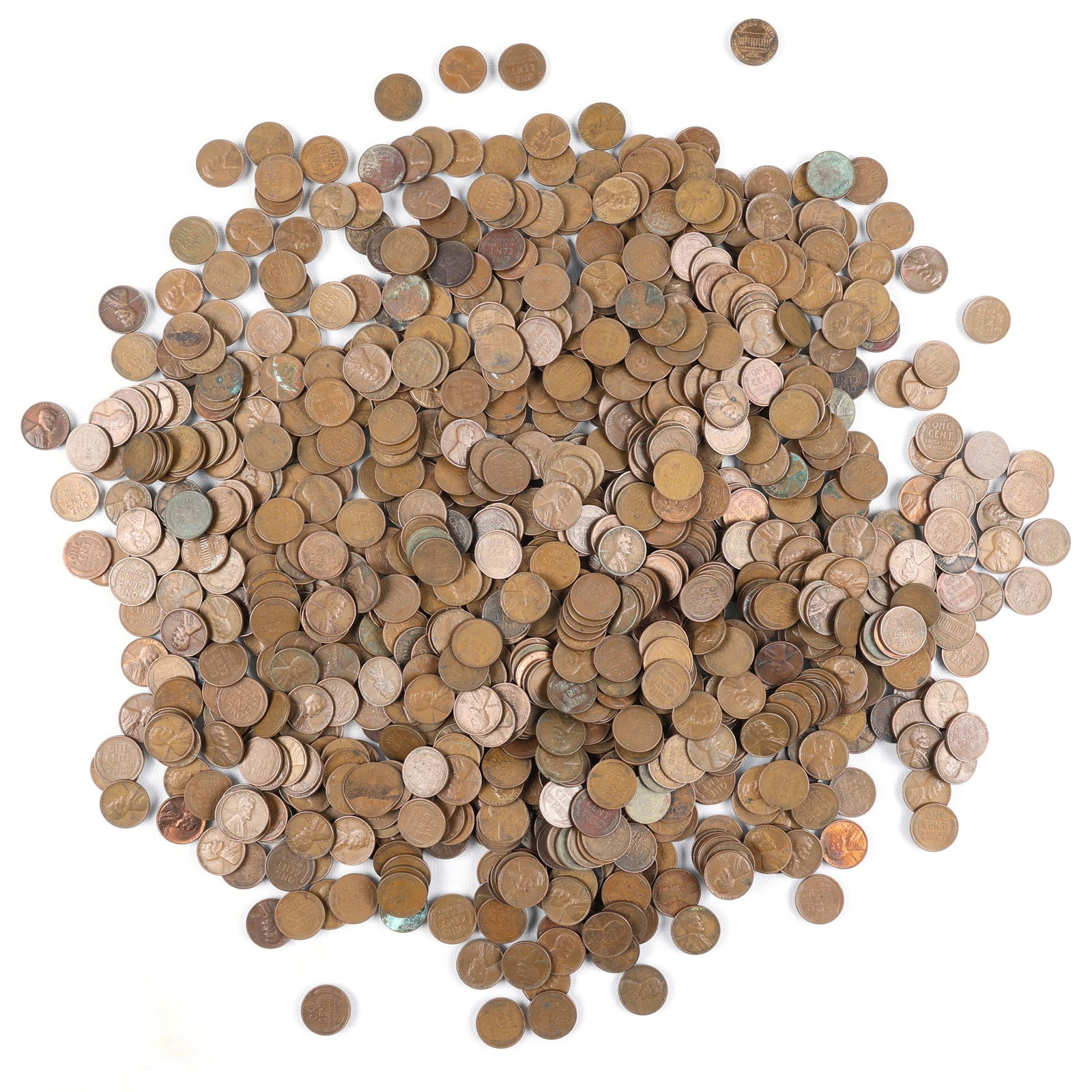 US WHEAT CENT PENNIES - 6.7 LBS (1 of 3)