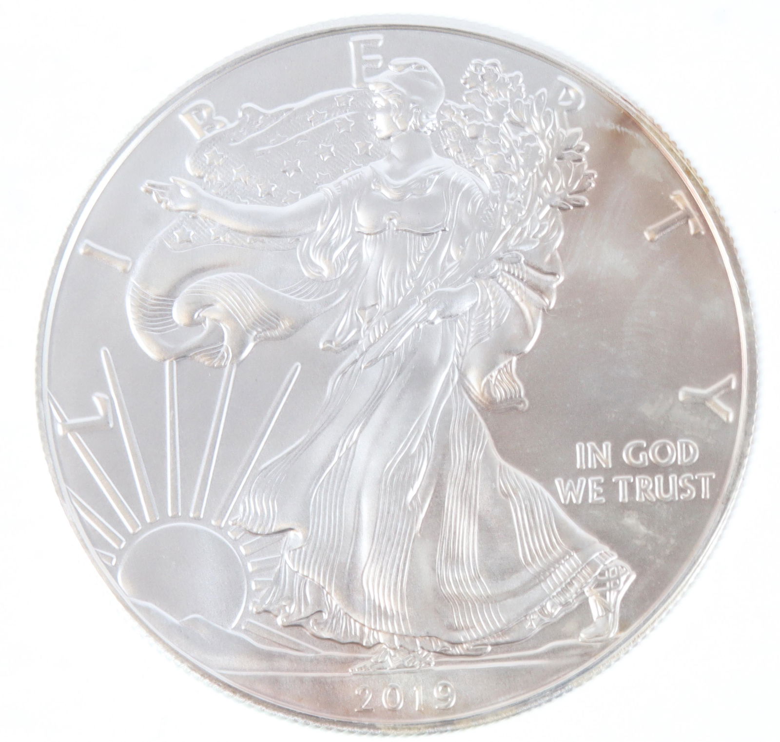 2019 AMERICAN SILVER EAGLE 1 OZ COIN (1 of 2)