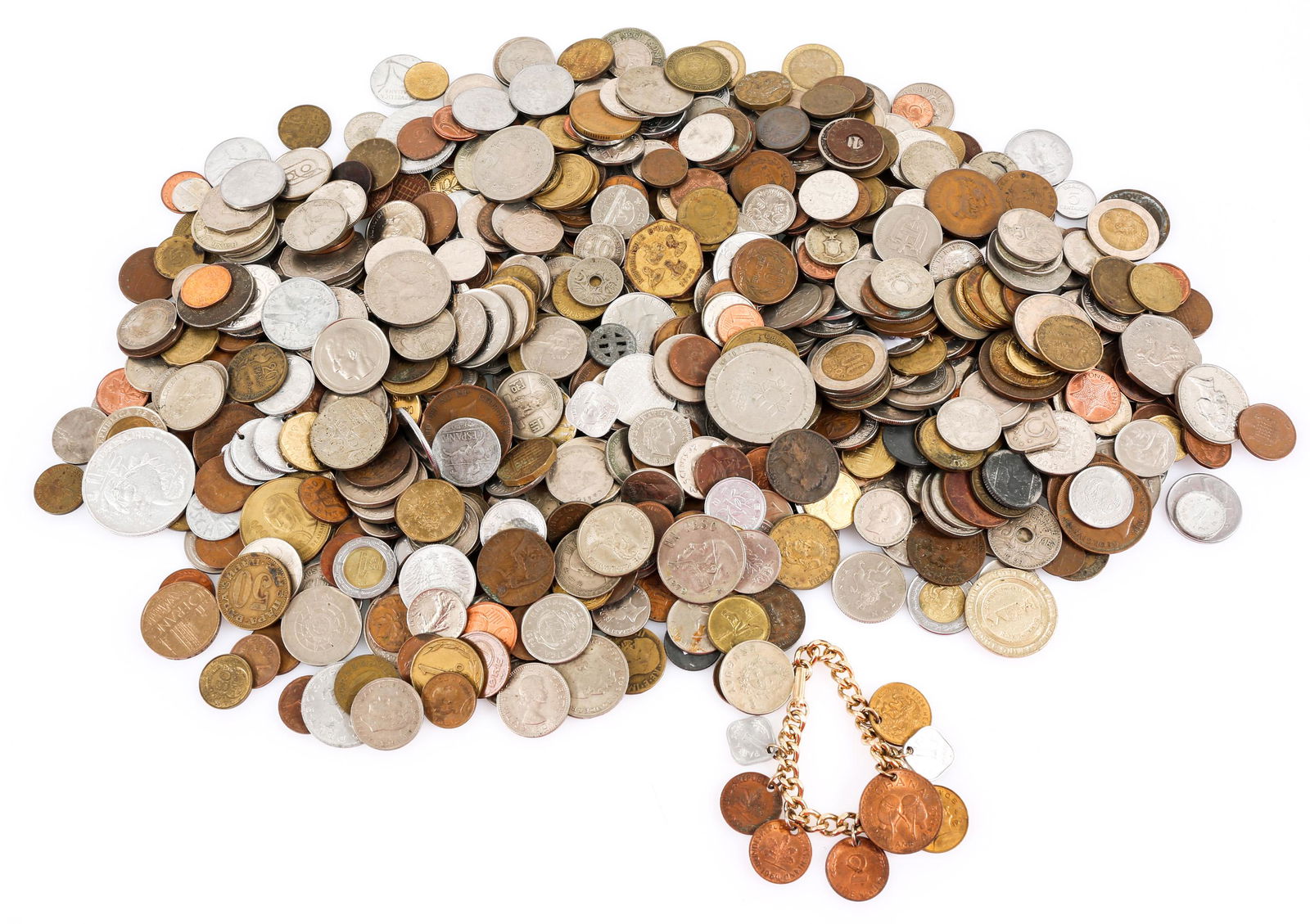 MIXED WORLD COINS - 7.3 LBS (1 of 5)