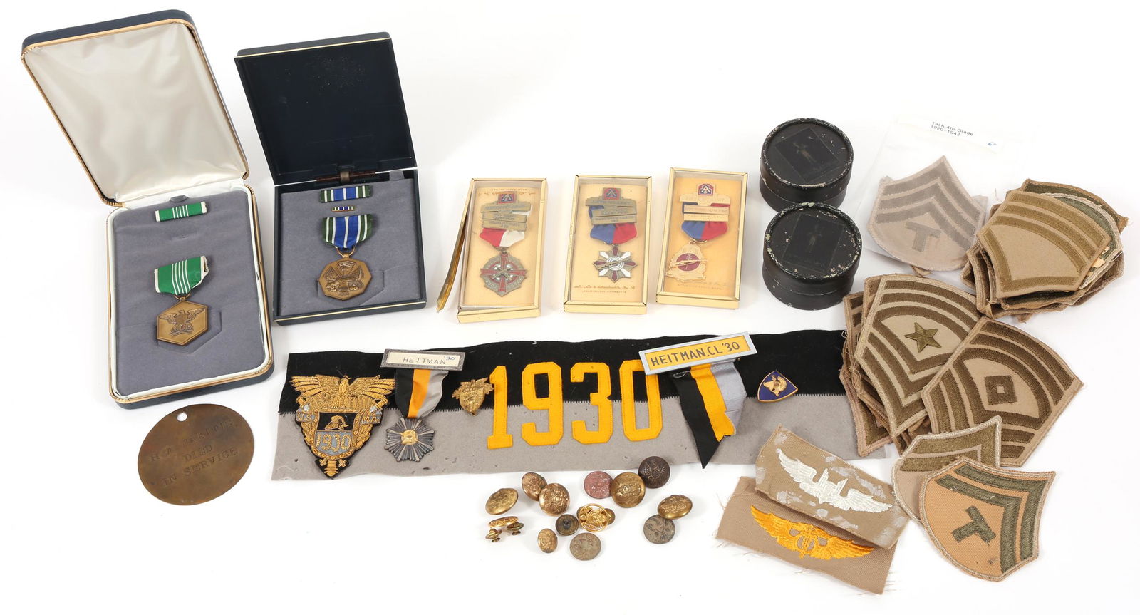 US MILITARY MEDALS, PATCHES, BUTTONS, MIXED CONFLICT (1 of 7)