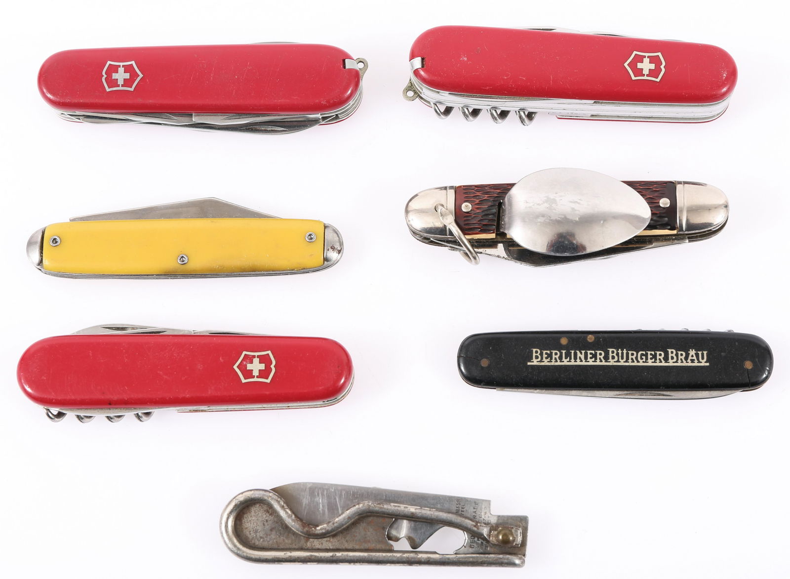 FOLDING POCKET KNIVES - LOT OF 7 (1 of 10)