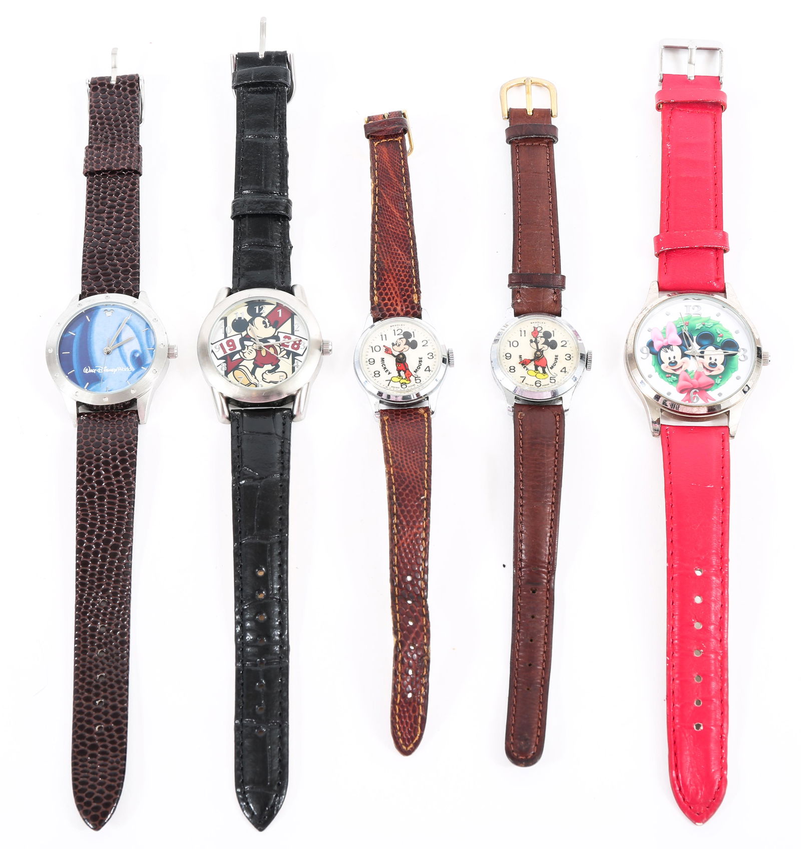 WALT DISNEY MICKEY MOUSE WATCHES - MANUAL & QUARTZ (1 of 4)