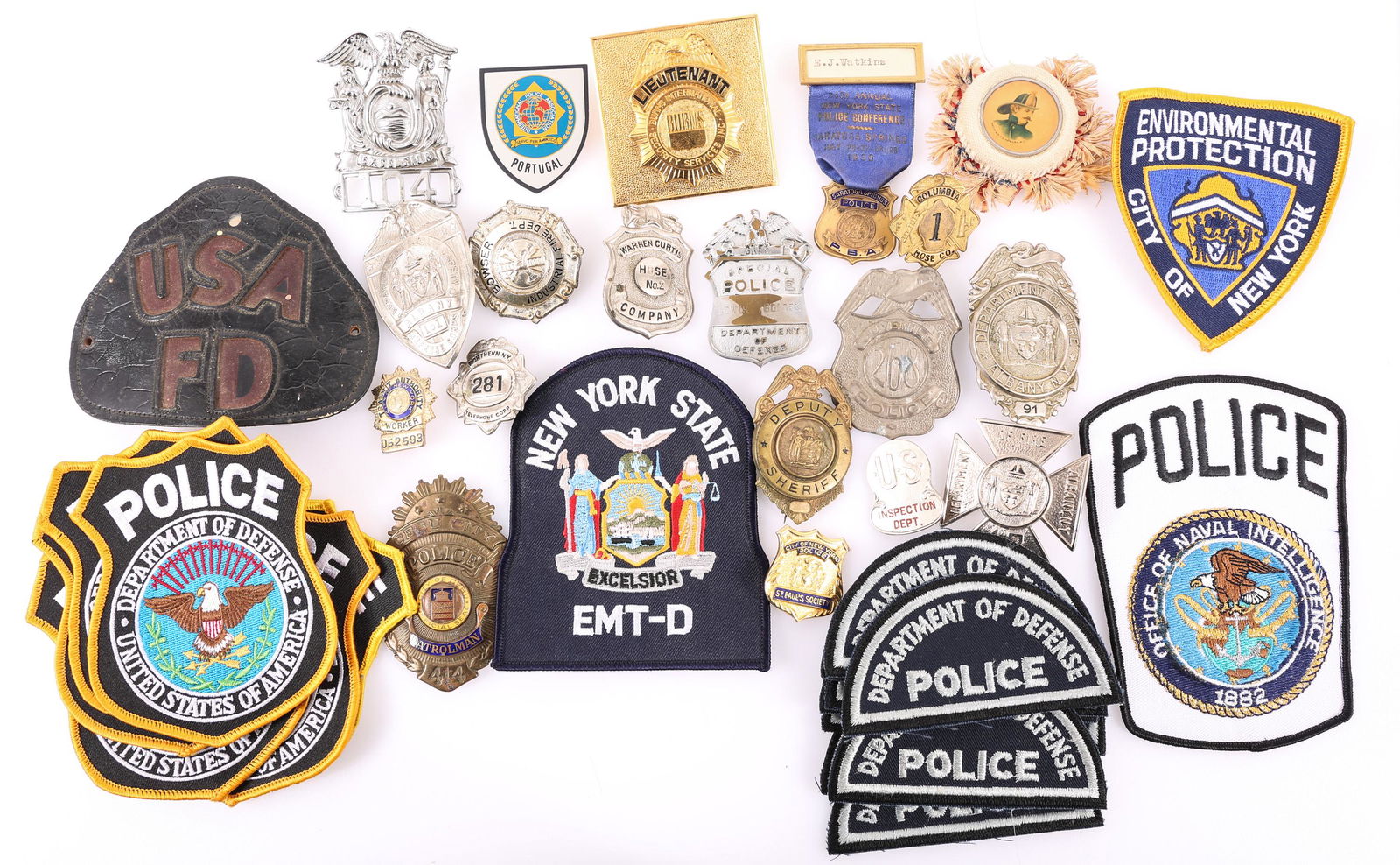 US POLICE & FIREFIGHTER BADGES & PATCHES (1 of 5)