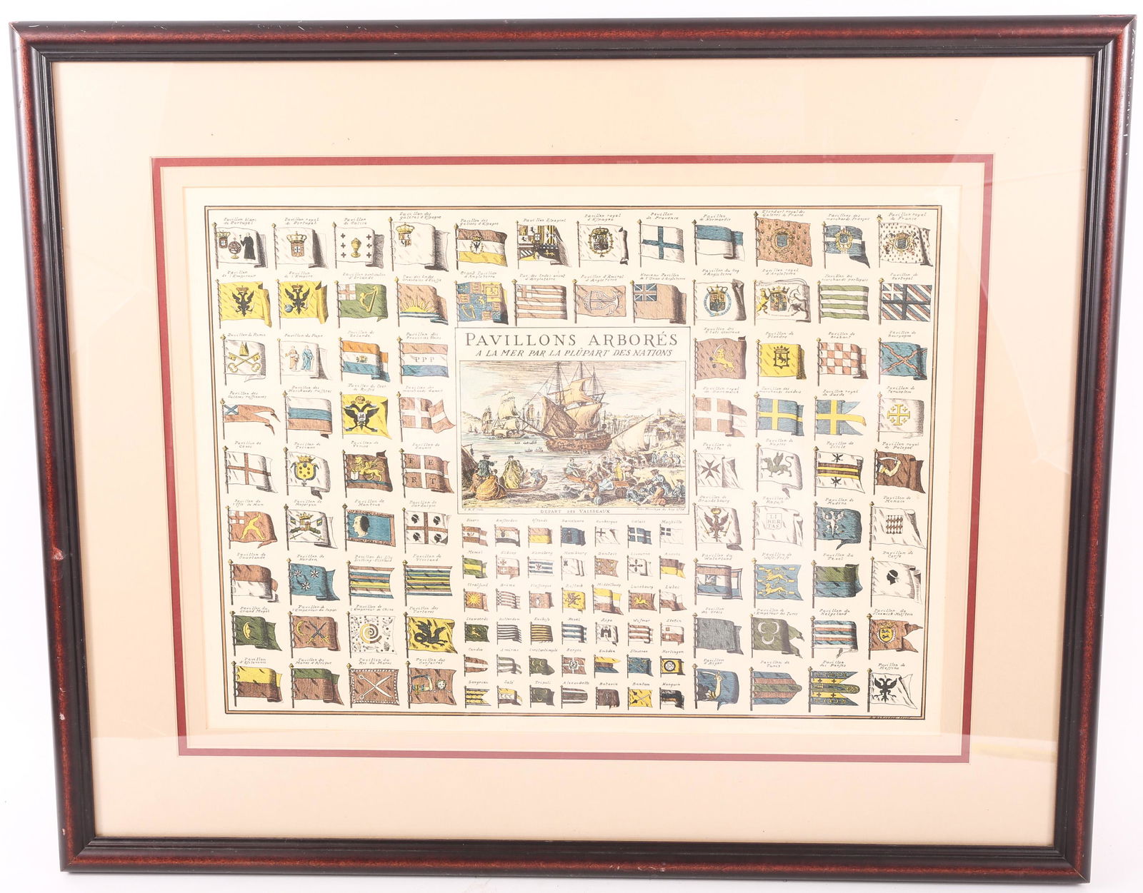 DANIEL DERVEAUX FLAGS OF OCEAN GOING NATIONS PRINT (1 of 3)