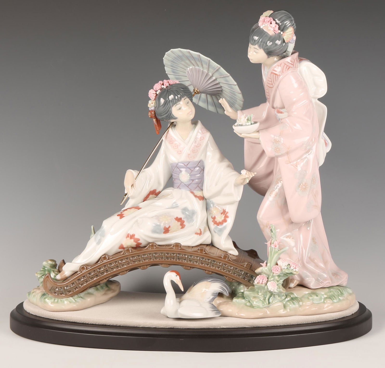 LLADRO PORCELAIN "SPRINGTIME IN JAPAN" #1445 FIGURINE (1 of 9)
