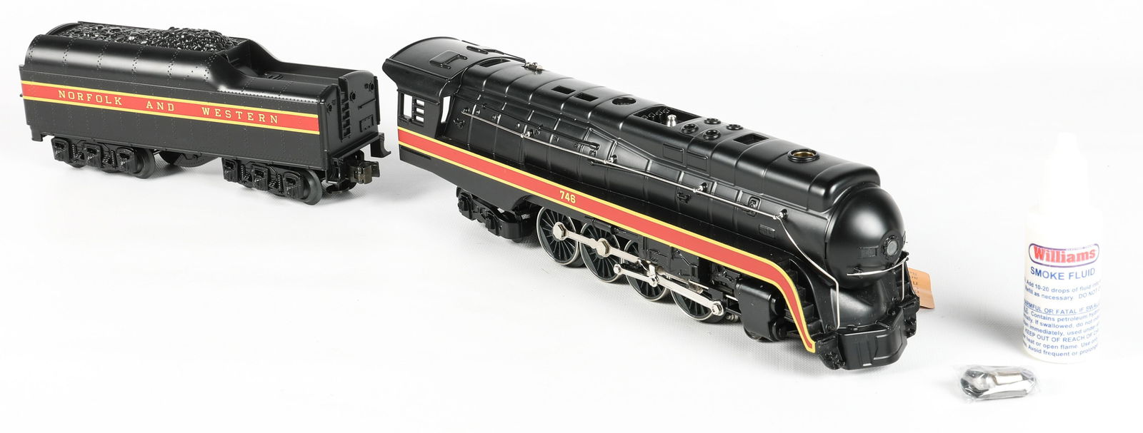WILLIAMS O GAUGE DIE CAST J-100 STEAM MODEL LOCOMOTIVE (1 of 7)