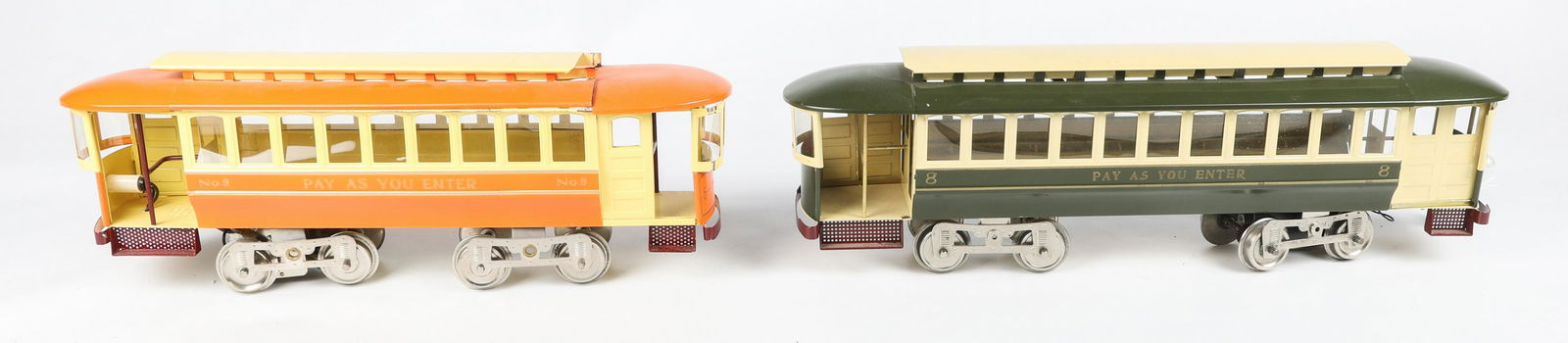 O GAUGE MODEL TRAIN TROLLIES - LOT OF 2 (1 of 10)